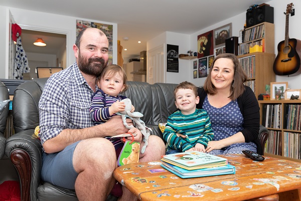 Winnersh family praises Help to Buy–as new-build home gives kids more room